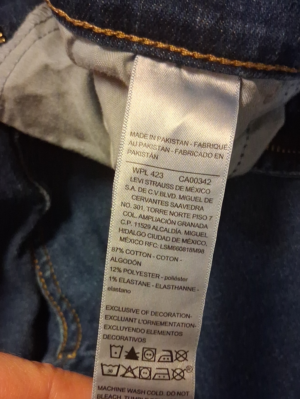 Signature by Levi Strauss Heritage High-Rise Skinny Jeans - Light Blue - Picture 2 of 6